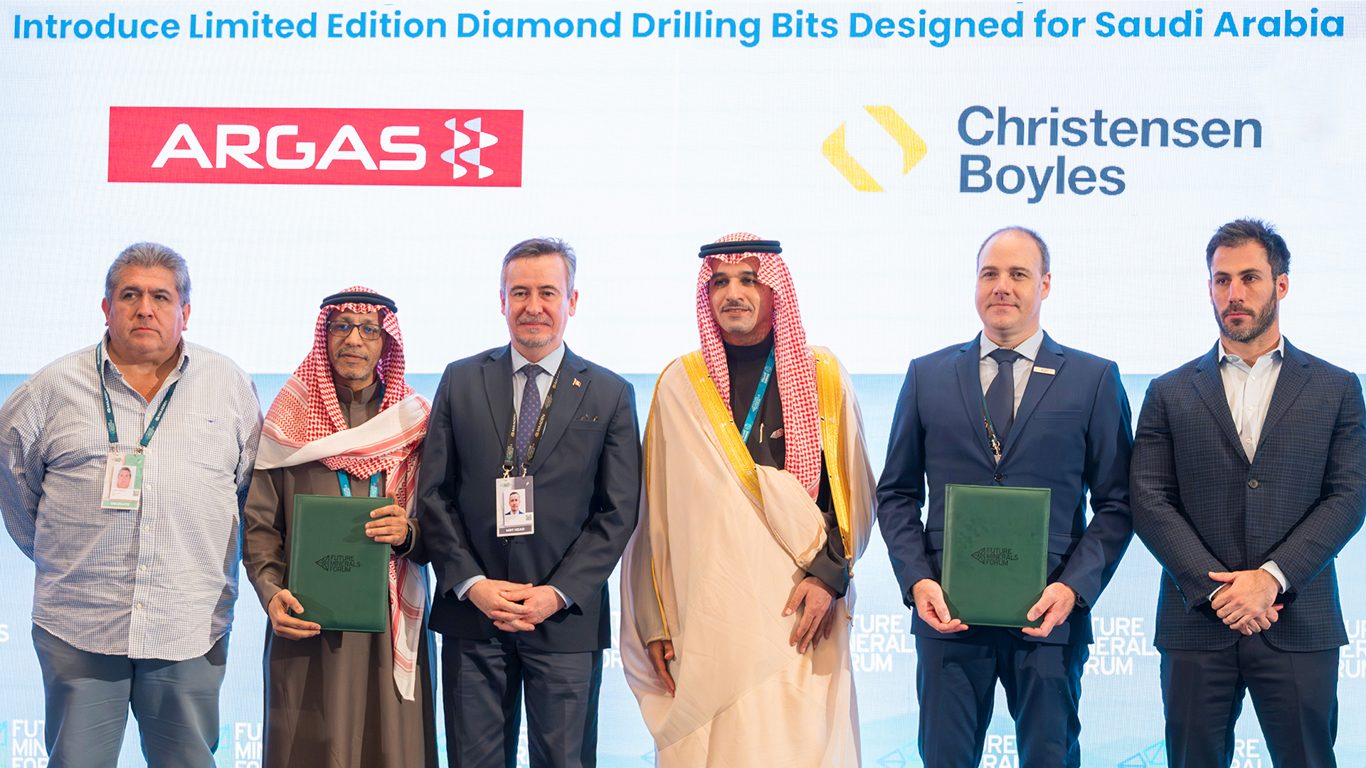 ARGAS & Christensen Boyles Introduce Limited Edition Diamond Drilling Bits Designed for Saudi Arabia